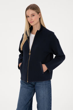 Kad_n Lacivert Sweatshirt