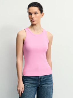 Базовая майка из хлопка / Zarina  фото 4