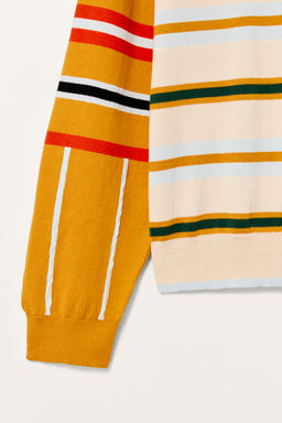 LIMITED EDITION CONTRAST STRIPED SWEATER - Zara фото 8