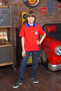 Поло "Кристоф", красный