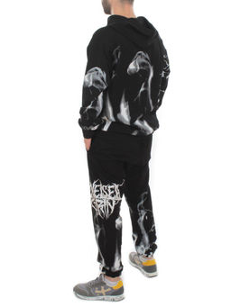 2608/7325 BLACK Костюм спортивный мужской (75% хлопок, 20% полиэстер, 5% спандекс) - Fashion фото 5