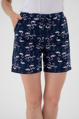 Шорты женские из кулирки Дачница фламинго