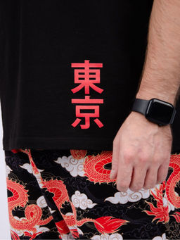 Костюм Драконы шорты, трикотаж - Малина фото 29