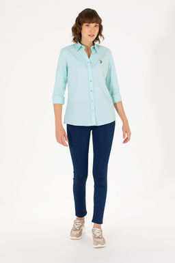 Женские голубые джинсовые брюки - U.s. polo assn фото 3