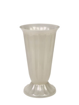 Ваза для цветов 17л d29см h52см "Цветочная", цвет белый