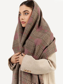 в составе ШЕРСТЬ  и КАШЕМИР Большой, мягкий, теплый  двусторонний палантин - Tantino фото 4