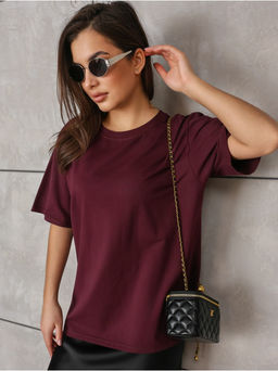 Футболка Базовая Шоколад женская - София фото 2