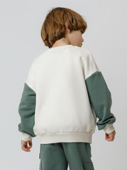 КР 302851/светло-бежевый 0783 к606 джемпер (свитшот) для мал