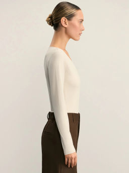 Базовое боди с треугольным вырезом ZR2501013 / Zarina  фото 8