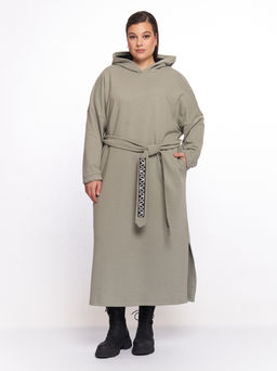 Платье с капюшоном PP83502GRN53