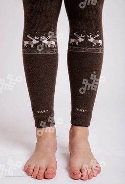 Гетры из 100% монгольской шерсти (арт. 01260) - Тод оймс ххк фото 3