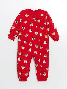 2.5 Tog Y?lba?? Bask?l? Erkek Bebek Uyku Tulumu