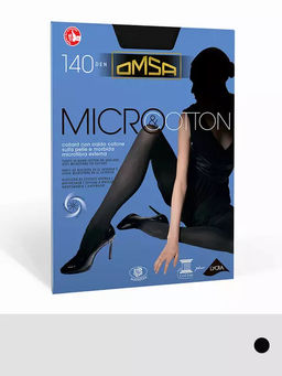 (Omsa) Micro@Cotton 140 (чз) nero  фото 2