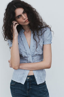 TRF BOOTCUT LOW-RISE JEANS - Zara фото 2