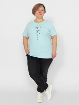 CRB wear/CSLW 60276-43 Футболка женская,голубой/Ex.Cherubino  фото 2