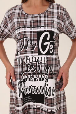 Туника женская Уют эдем на коричневом - Амадэль фото 7