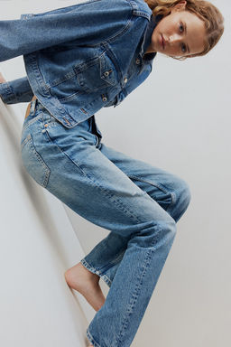Straight High Jeans - H&m фото 5