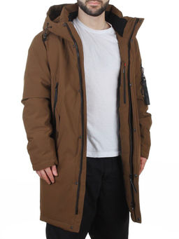 D6211 BROWN Куртка мужская зимняя (200 гр. холлофайбер)