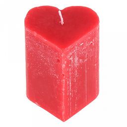 Свеча Сердечко 5,3х5,5х7см, парафин, малая, микс, время горения 3,5 часов (Россия) - Домашняя мода фото 3