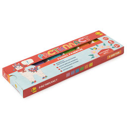 Лео Расти Пластилин растительный РАСТИпласт. Пастельные цвета LRPP-0106 120 г ( в картонной упаковке ) 6 цв