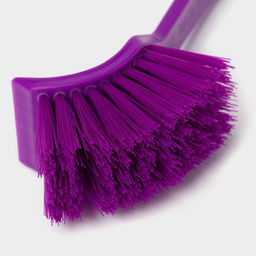 Цена за 5 шт. Щётка для посуды с изогнутой ручкой Доляна, 3×4×20 см, МИКС