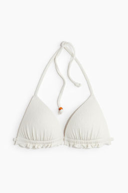 Push-up triangle bikini top