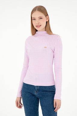 Женский розовый свитшот Неожиданная скидка в корзине - U.s. polo assn фото 3