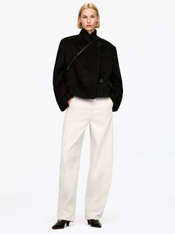 Pantalones de pana con pernera de barril - H&m фото 4