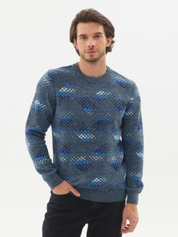 Джемпер 22197 джинс 3 - Стим фото 6