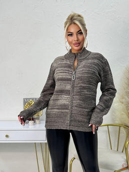 Кофта - кардиган с капюшоном на молнии - Bruno фото 6