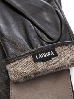 Перчатки жен п/ш LB-0641 d.brown/taupe - Labbra фото 7