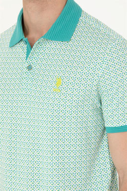 Мужская мятная футболка - U.s. polo assn фото 8