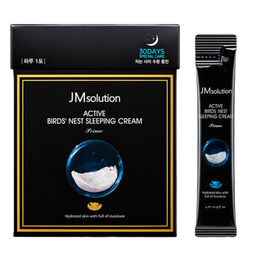 JMsolution Active Birds Nest Sleeping Cream Prime, 4ml*30ea - Омолаживающая ночная маска с ласточкиным гнездом 4мл*30шт