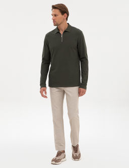 Bej Ex. Slim Fit Kuma_ Pantolon - Pierre cardin фото 9