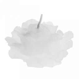 Свеча "Роза" д5см, h3,5см, белый, время горения 2 часа (Россия)