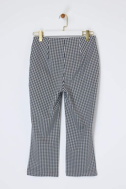 Siyah Ekose Culotte Fit Normal Bel Boru Paca Kapri Jakarl? Orme Pantolon TWOSS26PL00064