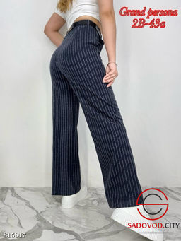 Брюки палаццо на молнии