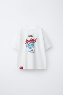 CAMISETA ESTAMPADA SIX SEVEN SKIFIDOL ITALIAN BRAINROT / Blanco