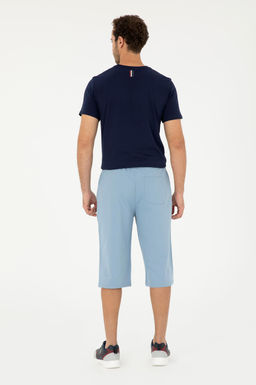 Мужские трикотажные шорты цвета индиго - U.s. polo assn фото 4