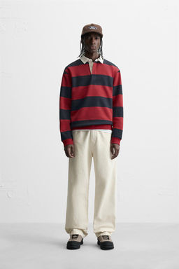 CONTRAST COLLAR POLO SHIRT - Zara фото 42