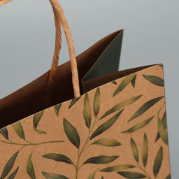 Цена за 2 шт. Пакет подарочный крафтовый, упаковка, «Подарок», ML 23 х 27 х 11.5 см