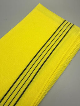 Bath Towel Мочалка-полотенце для душа с пилинг-эффектом / Long Exfoliating Towel, желтый