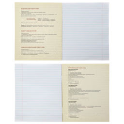 Набор предметных тетрадей Calligrata «Неон», 10 предметов, 48 листов, со справочным материалом, обложка из мелованного картона, УФ-лак, блок офсет