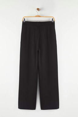 Siyah Yan? C?tc?tl? Wideleg/Genis Paca Orme Esofman Alt? TWOAW26EA00006 - Trendyolmilla фото 8