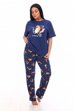 РАСПРОДАЖА Пижама Фэмилилук-лиса_136/индиго - Ihomelux фото 9