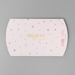 Цена за 5 шт. Коробка подарочная складная фигурная, упаковка, Present for you, 11 х 8 х 2 см