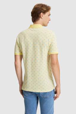 Erkek A__k Sar_ Regular Fit Polo Yaka Ti__rt