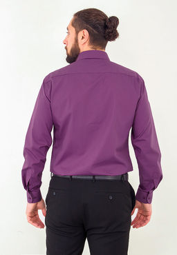 Сорочка мужская длинный рукав GREG 730/139/PL/Z  фото 6