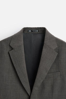 CHECKED SUIT BLAZER - Zara фото 9