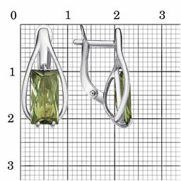 СЕРЬГИ 33715048Пл1 - Красная пресня фото 2